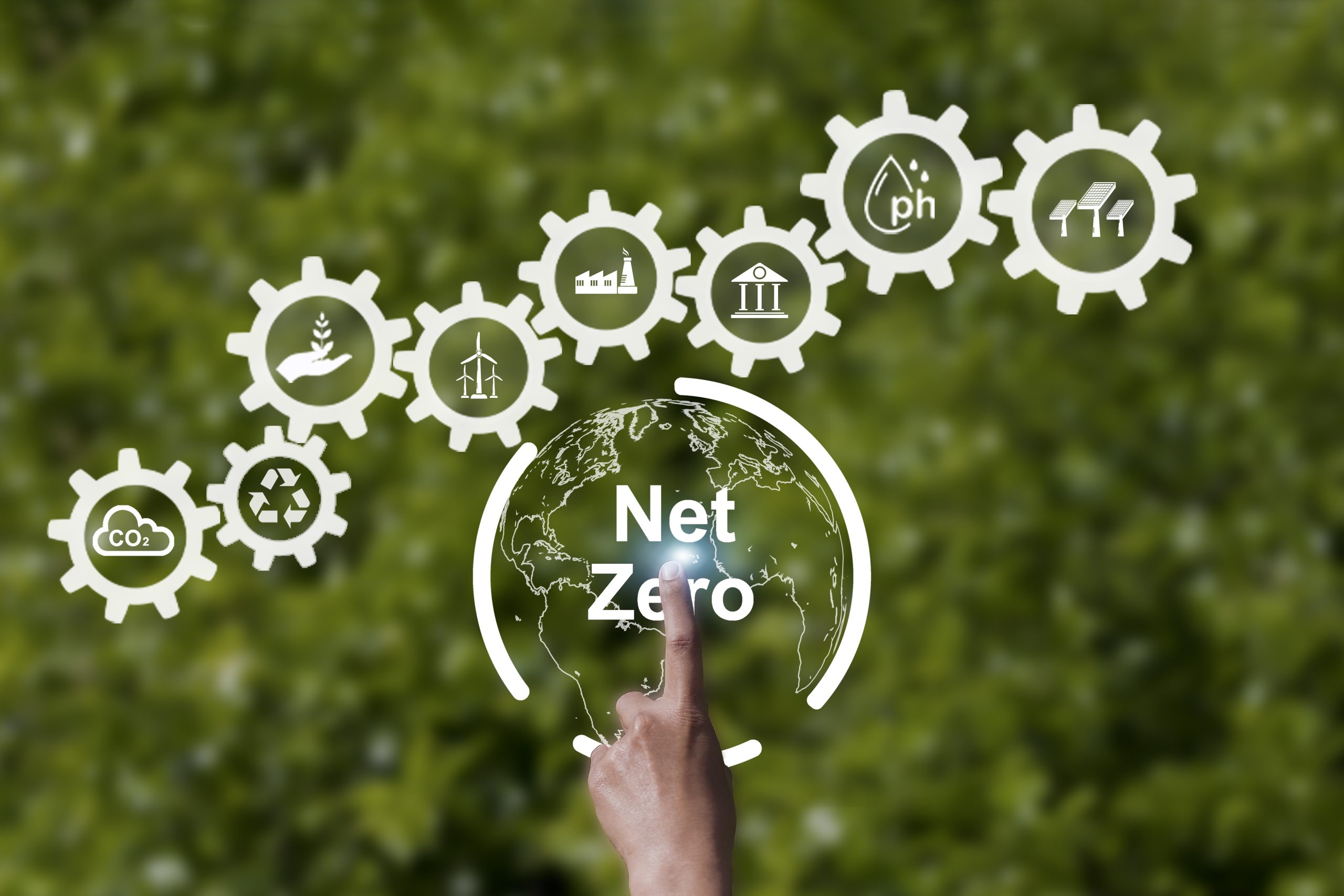 Carbon neutral is the 2050 net zero carbon dioxide emissions state.
